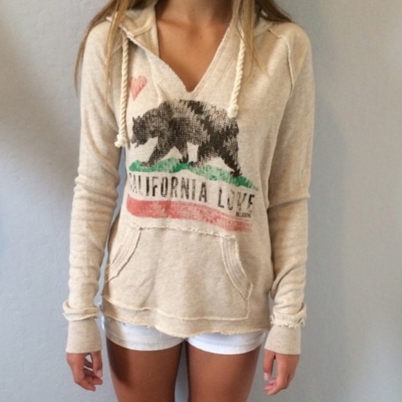 Billabong Sweaters - Billabong California Love hoodie with bear
